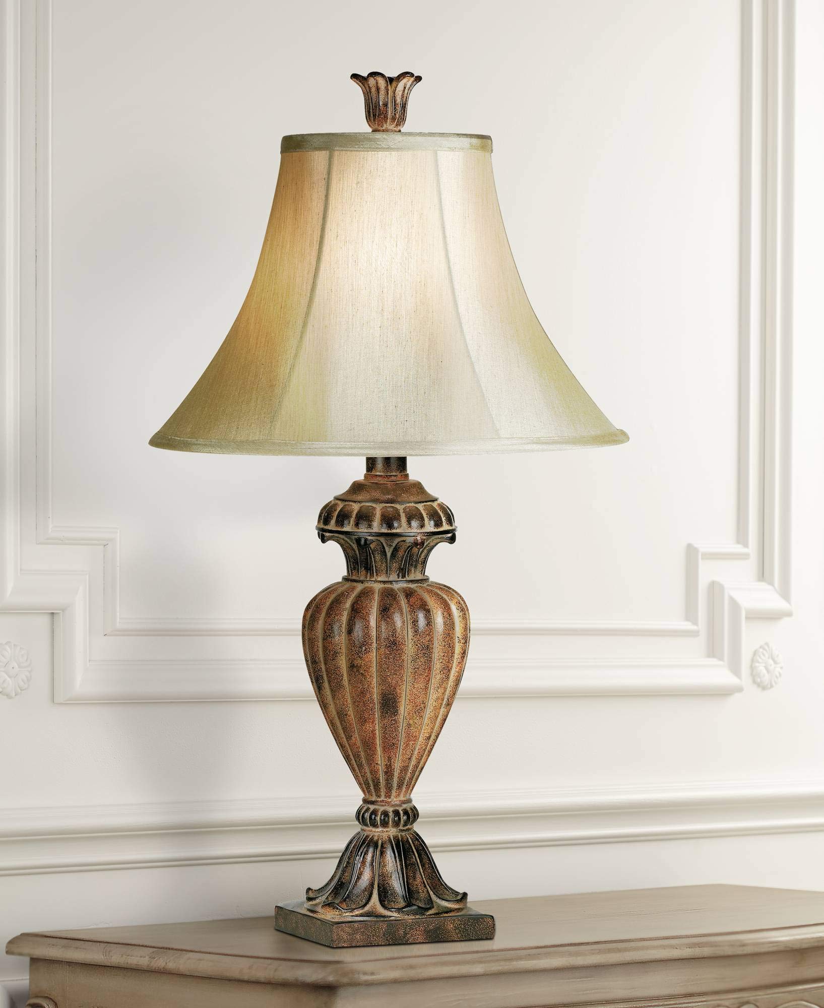 Traditional Table Lamp Urn Two Tone Bron Buy Online In Canada At Desertcart