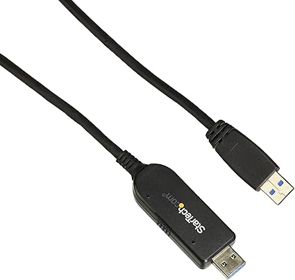 Startech Com Cable Usb 3 0 De Transfert De Donnees Pour Mac Et Windows Cordon De Transfert De Fichiers Usb Pc Vers Pc Noir Usb3link Amazon Fr Informatique Startech Com Cable Usb 3 0 De Transfert De Donnees Pour Mac Et Windows Cordon De Transfert De Fichiers Usb Pc Vers Pc Noir Usb3link Amazon Fr Informatique