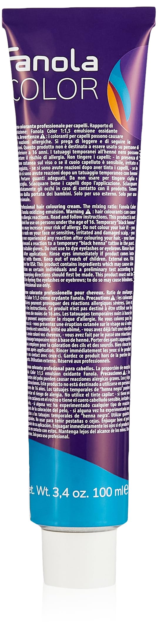 Fanola crema colore Colouring Cream 7.11 Medium Blonde Intensive Ash, 100 ml