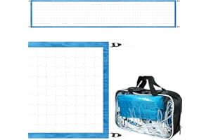ShinyRelief Pool Volleyball Net Replacement 15 x 2.95 ft Volleyball Net Outdoor Portable Volleyball Net for Backyard Swimming Pool Beach