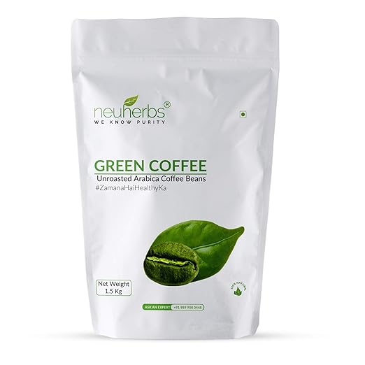 Neuherbs Green Coffee Beans For Natural Immunity Booster And Your Weight Loss Partner: