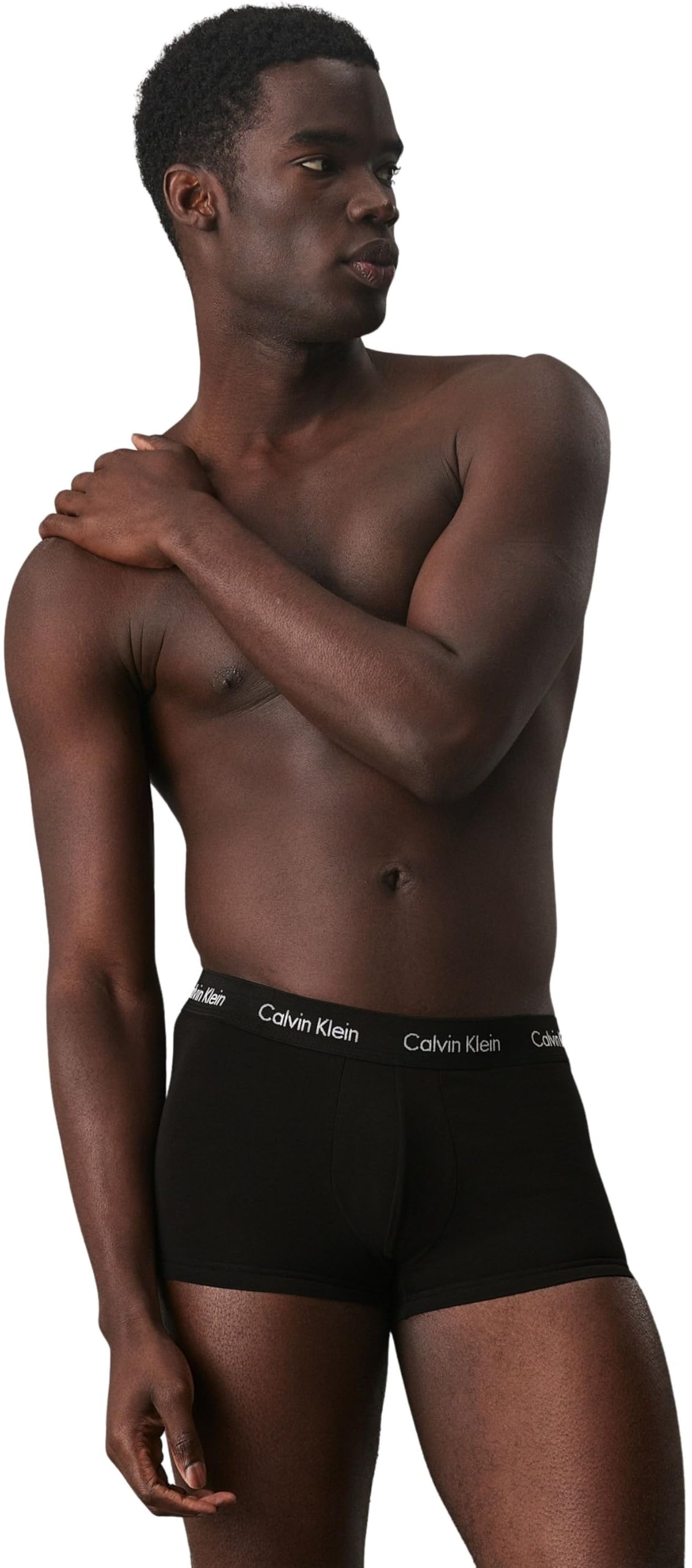 Calvin Klein Herren 3er Pack Boxershorts Low Rise Trunks Unterwäsche, Schwarz (Black W Black Wb), L 2