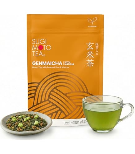 Amazon.com : Yamamotoyama Organic Genmaicha Loose Leaf Green Tea