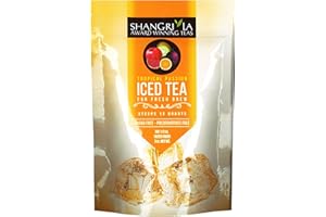 Shangri-La Tea Company Iced Tea Bags, Tropical Passion, Unsweetened and All Natural, Brews 2 Quarts Per Tea Bag, (6 Count) (5051)