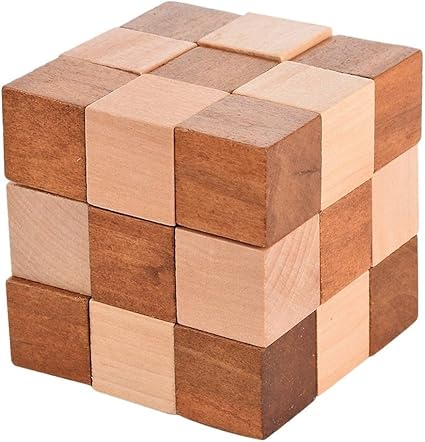 3x3 wooden cube puzzle