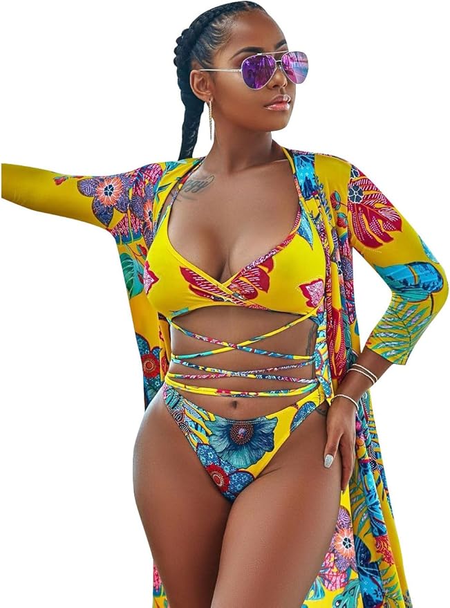 yellow bathing suit amazon