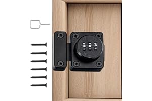 UVTQSSP Lock for Drawers Cabinet Password Latch Door Lock Latch Keyless Combination Latch Cabinet Lock for Cabinet Combination Lock Latch Door Locks Latches Cabinet Door Latch Cabinet Latch Black 1PC
