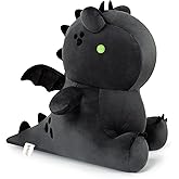 Ditucu Cute Dragon Plush Stuffed Animal Plushies Toys Super Soft Dolls Birthday Gifts for Kids Girls Boys Black 12 inch