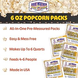 6oz Popcorn Machine Popcorn Packets - All-in-One