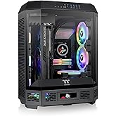 The Tower 600 Black Mid-Tower ATX Case; 3 Tempered Glass Panels; Hidden-Connector Motherboard Support; Rotational PCI-e Slots