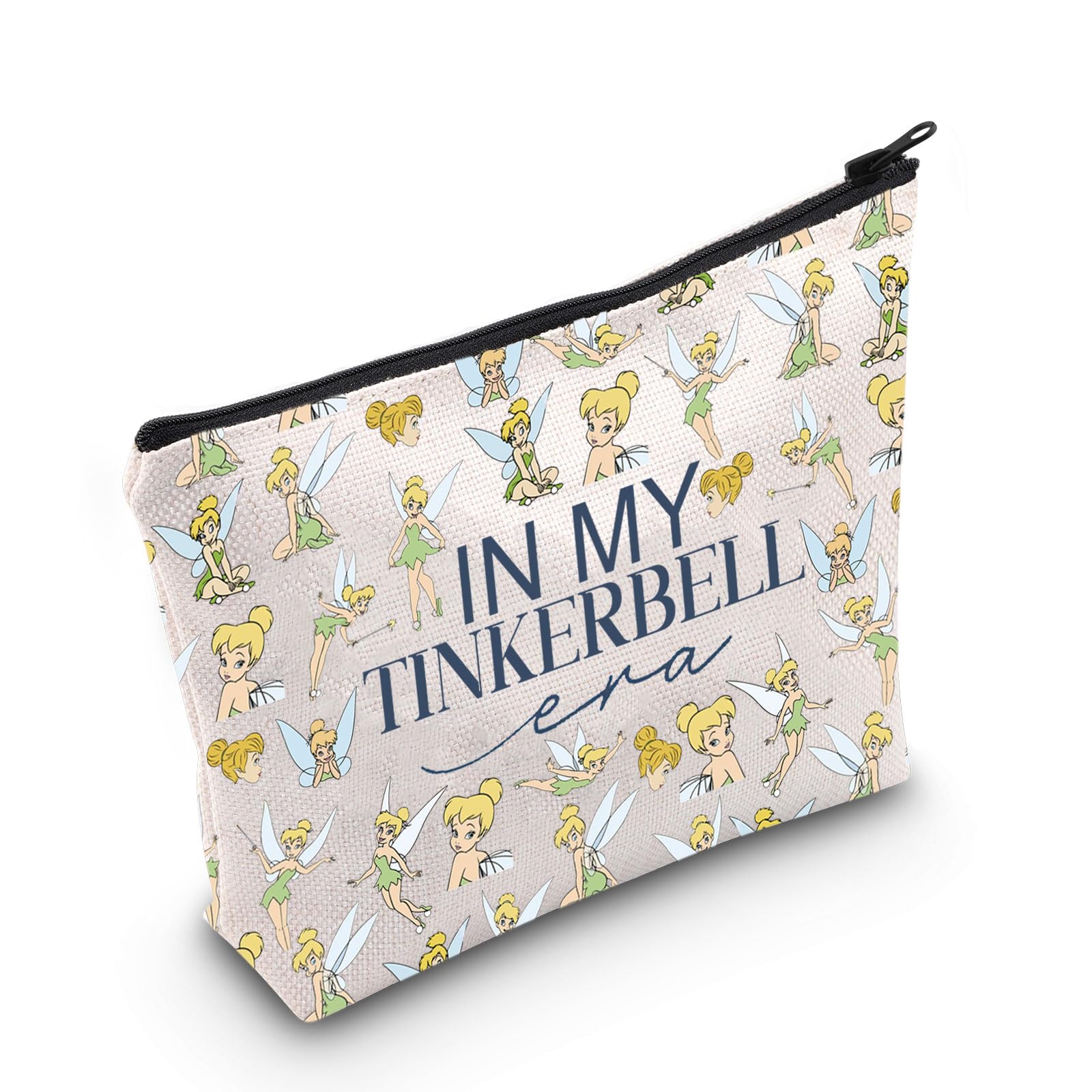 Fairy Merch Makeup Bag Zipper Pouch Tinker Princess Gift Peter Gift Fairytale Lovers Gift (Tinker Bag)