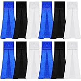 Buryeah 12 Pcs Football Field Towel Closed Loop Accessories Cotton Sports Sweat Towel with Hook and Loop Fastener for Football, Golf, Gym