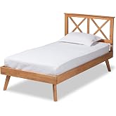 Baxton Studio 179-11245-AMZ Beds (Platform), Brown, Full