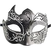 Coolwife Masquerade Mask Vintage Venetian Greek Roman Party Mardi Gras Masks