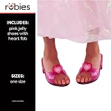 Rubies Official Pink Jelly Shoes Princess Kids Fancy Dress 4-7 Years view 2