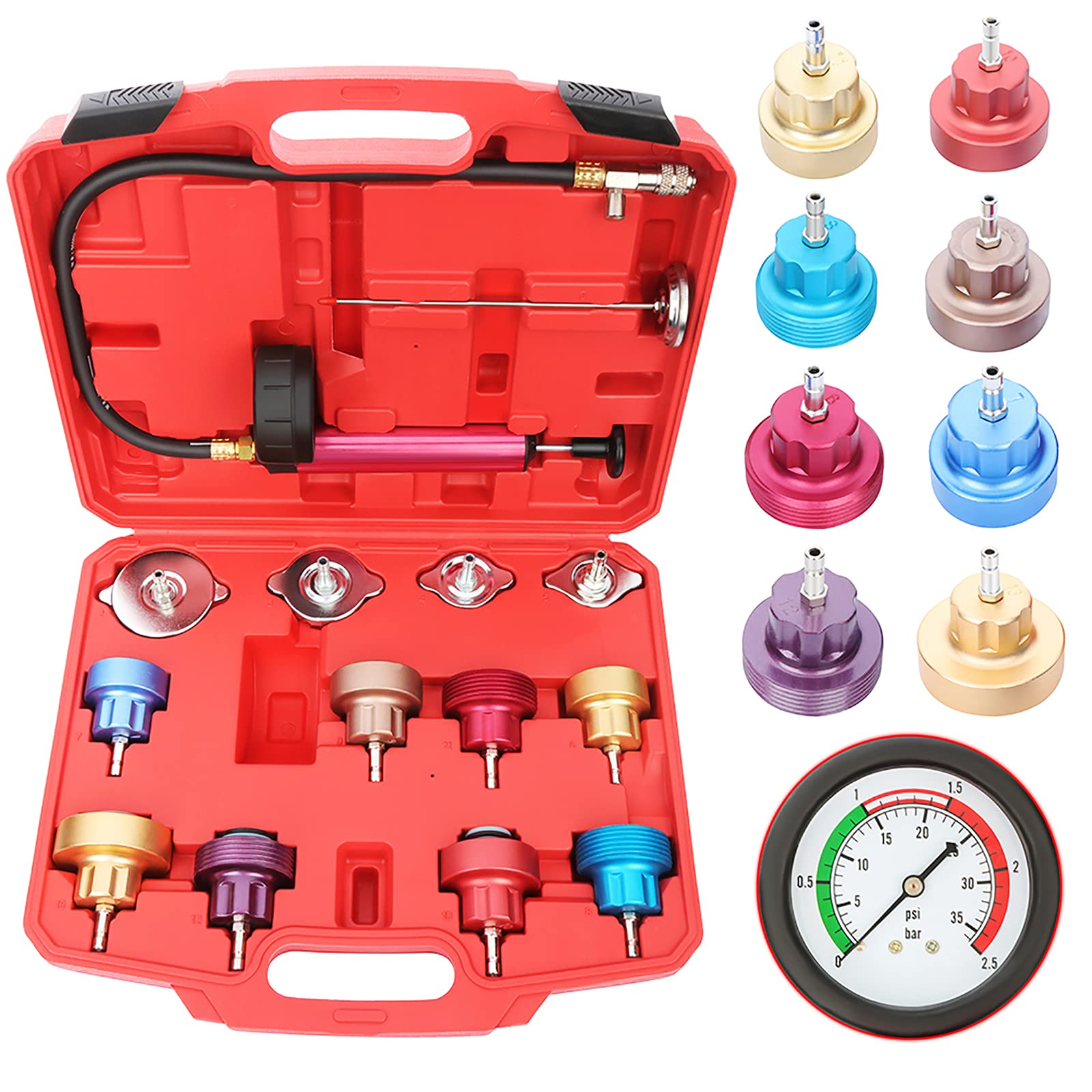 Buy cciyu Radiator Pressure Leak Tester Vacuum Cooling Coolant System