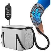 Ice Machine for Knee After Surgery, Cold Therapy for Knee Replacement | Knee Ice Machine with Programmable Timing, Quiet Pump, Portable Knee Replacement Surgery Recovery System