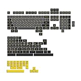 Akko Keycaps Black&Gold,195-Key SAL Profile ABS