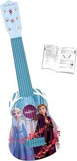 Lexibook Frozen My First Guitar 21 inch Nylon Strings Guide Included Blue K200FZ view 2