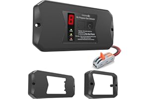 Techamor RV Propane Gas Detector, Digital Propane/LP Gas Alarm-12vDC for Motorhome Travel Trailer, Motor Coach, Truck Camper, (R501 Series Flush Mount-Black)