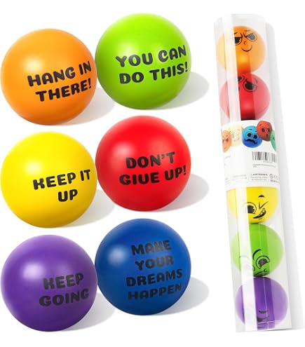 Lot De 2 Balles Anti-Stress Enfant - Vert Et Rose - Pour École, Bureau, Maison - 9