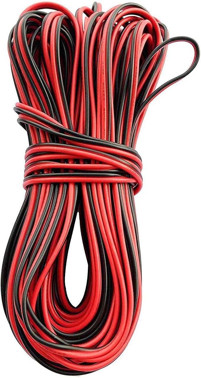 Low Voltage 12V DC Wire, 22 awg Gauge Electrical Wire, Connection for