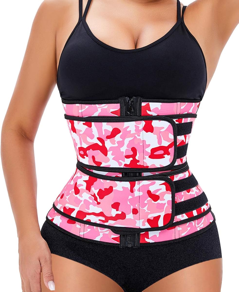 Manladi Zipper Waist Trainer Corset For Women Everyday Workout Body Shaper Cincher Sweat Plus Size Shapewear Girdle At Amazon Women S Clothing Store