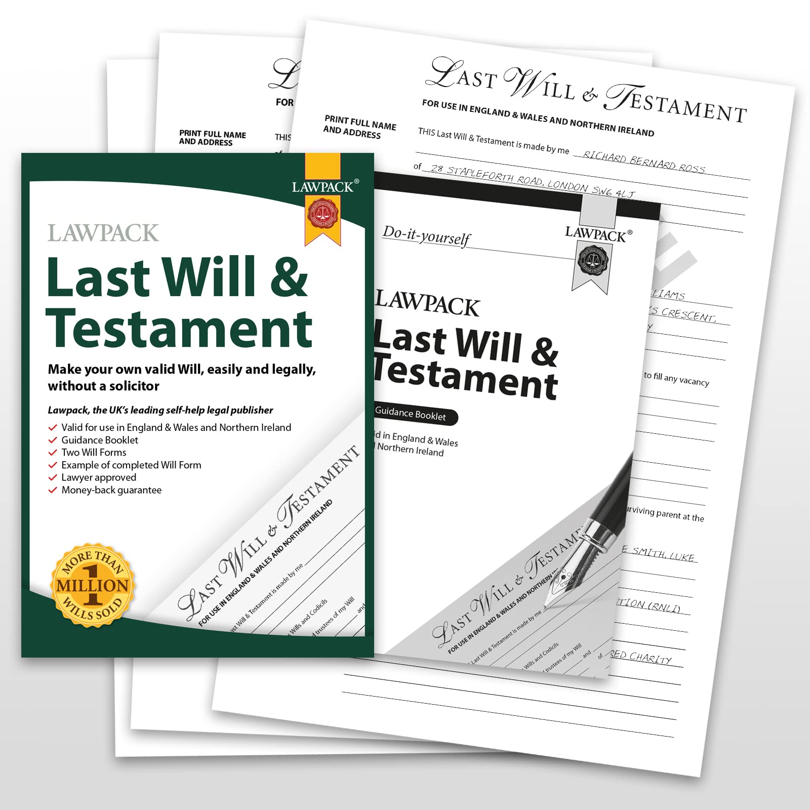 Lawpack Last Will & Testament DIY KIT - 2026 Edition