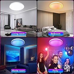 AMKI Smart RGB Ceiling Light Flush Mount