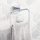 Signature Hardware 448343 Hibiscus Towel Ring - Chrome