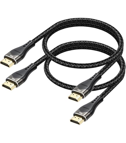 QIANRENON 4K HDMI Mount, Wire Mount, HD Display, Waterproof Cable, HDMI 2.0, Male to Female, Car, Dashboard, Extension Cable, HDMI Panel Mount, Socket 4K @60Hz, for Car
