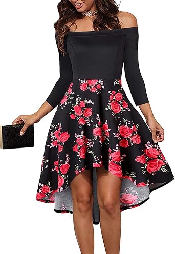 vestito elegante spalle scoperte