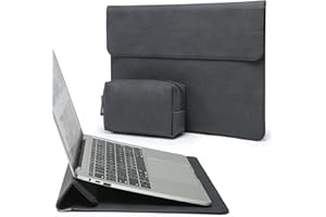 HYZUO 13.3-14 Inch Laptop Sleeve Case with Stand Feature for MacBook Pro 14 M5/M4/M3/M2/M1 2026-2021, MacBook Pro/Air 13.3, 1