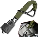 Tevlaphee Upgraded Steering Wheel Lock High Visibility Seat Belt Lock Universal