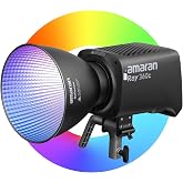 amaran Ray 360c 360W RGB LED Video Light APP/DMX Control 12 Effects | COB Continuous Output Lighting, Bowens Mount Portable Light for Photography, Studio,Video Recording (Ray 360c)