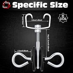 Gisafai 6 Pcs Electric Fence Gate Handles T Post