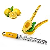 Lemon-Lime Squeezer/Zester Set, Manual Stainless