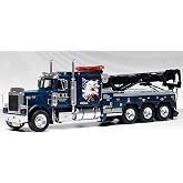 1980 359 Wrecker Tow Truck XXL Towing and Recovery Blue Metallic with Graphics 1/43 Diecast Model by IXO Models U43TTR001