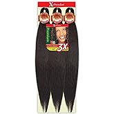 Outre Braids X-Pression Kanekaion 3X Pre Stretched Braid 42" (5-Pack, 1B)
