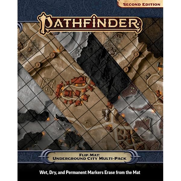 Pathfinder Flip-Mat Classics: Thieves' Guild - Mappa Tattica Pieghevole Per Giochi Di Ruolo RPG