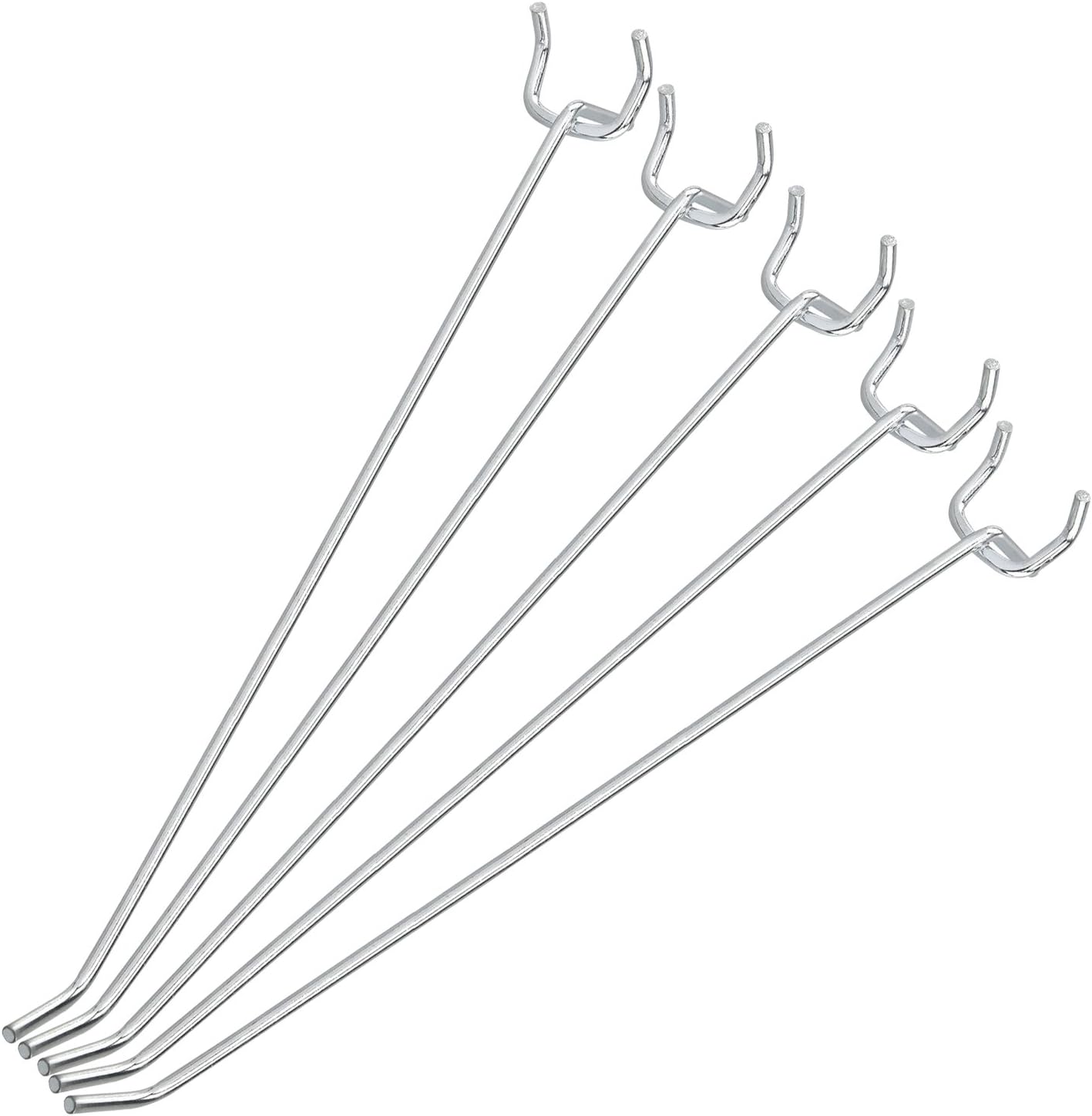 Neiko 53102A 6-Inch Pegboard Hooks and Organizer Assortment | 50-Piece Value Pack - - 