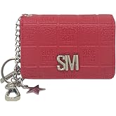 Steve Madden Women&rsquo;s Bklara Card Case with Keyring and Clip (Red)