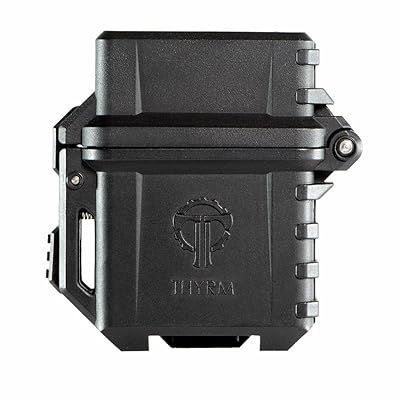 Thyrm PyroVault Lighter Armor, Compatible with Classic Zippo Inserts (Black)