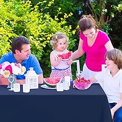 Kopokita 2PCS Navy Blue Plastic Tablecloths 54 x