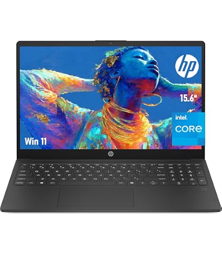 HP 15 inch Laptop, HD Display, 13th Generation Intel Core i5-1334U