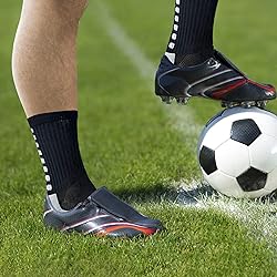 YUFREE SUN Men's Soccer Socks - Non Skid Anti Slip