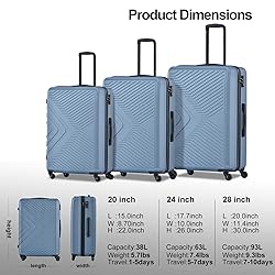 Travelhouse Luggage Sets, Expandable Hardside