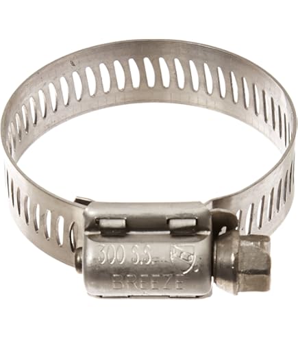 Amazon.com: Breeze 63006 Marine Grade Stainless Steel Clamp, 7/16
