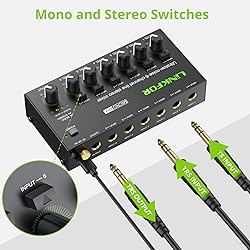LiNKFOR 6 Channel Audio Mixer, Ultra-compact 6