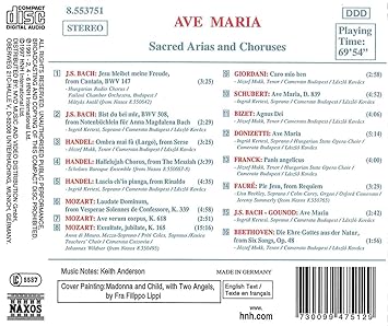 Ave Maria Geistliche Arien Und Chore Amazon De Musik ave maria geistliche arien und chore